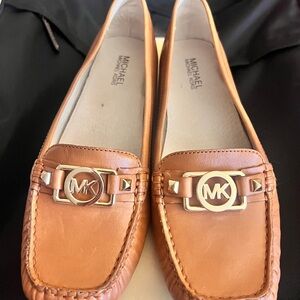 Michael Kors Brown Leather Loafers for Women